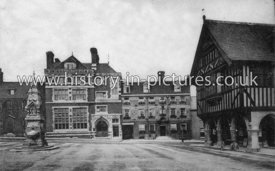 Market Place, Saffron Walden, Essex. c.1904